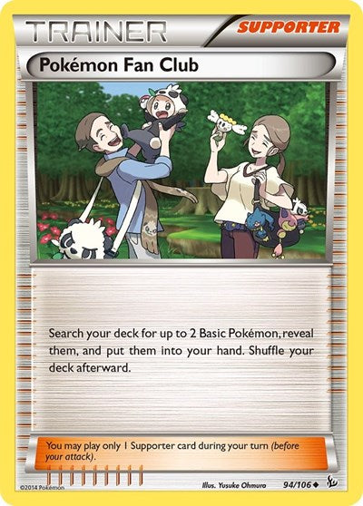 Pokemon Fan Club (XY - Flashfire) Light Play Reverse Holofoil