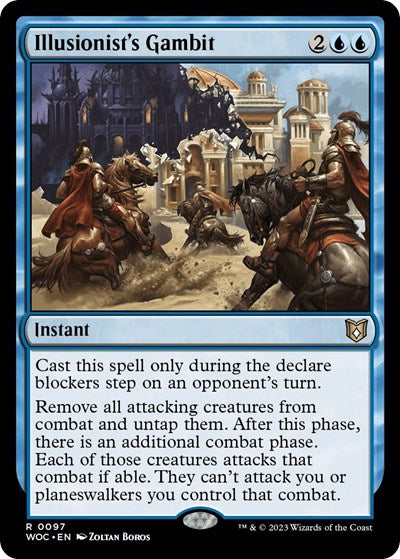 Illusionist's Gambit (Commander: Wilds of Eldraine) Light Play
