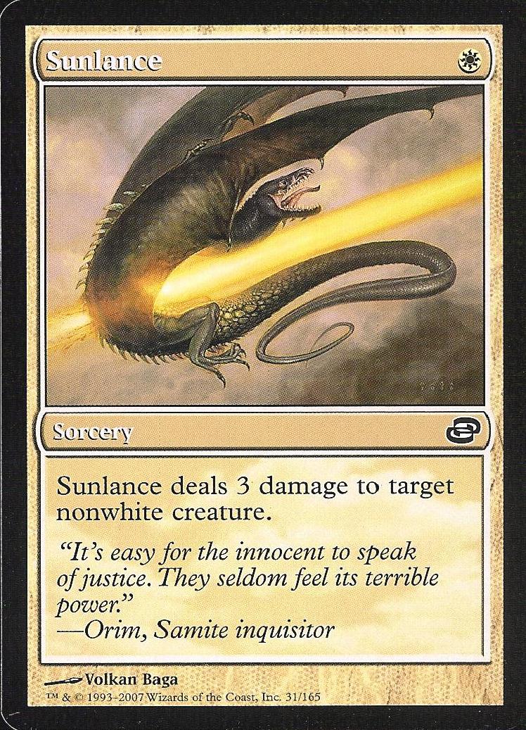 Sunlance (Planar Chaos) Light Play