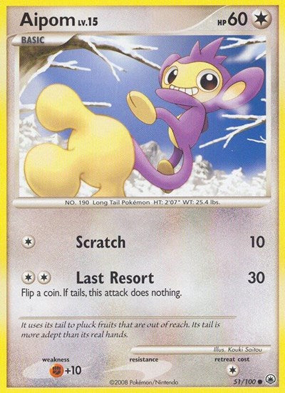Aipom (51) (Majestic Dawn) Medium Play