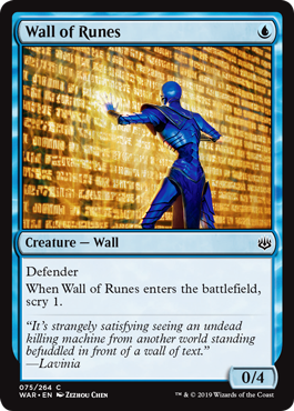 Wall of Runes (War of the Spark) Light Play