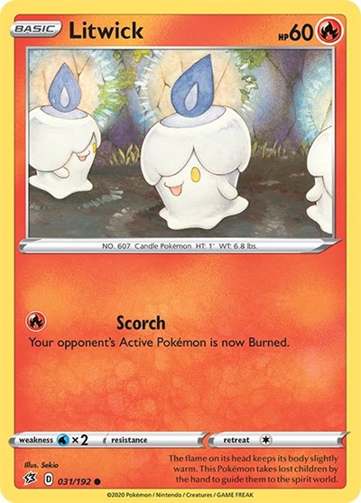 Litwick (SWSH02: Rebel Clash) Light Play