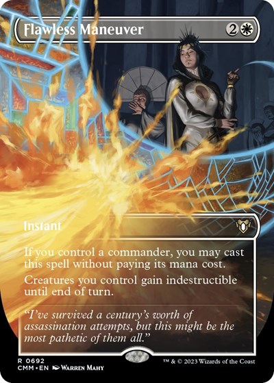 Flawless Maneuver (Borderless) (Commander Masters) Near Mint Foil