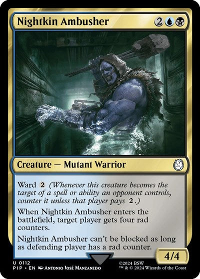 Nightkin Ambusher (Universes Beyond: Fallout) Light Play