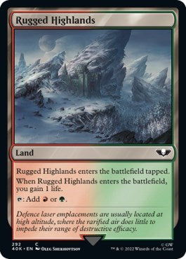 Rugged Highlands (Universes Beyond: Warhammer 40K) Light Play
