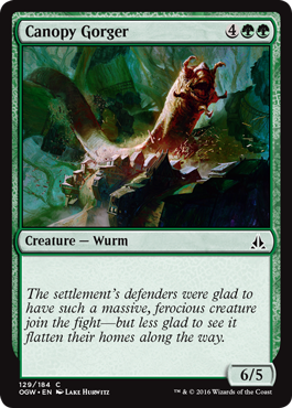 Canopy Gorger (Oath of the Gatewatch) Light Play Foil
