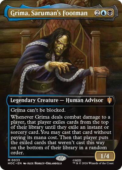 Grima, Saruman's Footman (Borderless) (The Hobbit: Eternal-Legal) Light Play