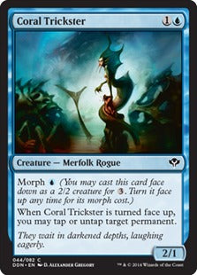 Coral Trickster (Duel Decks: Speed vs Cunning) Light Play