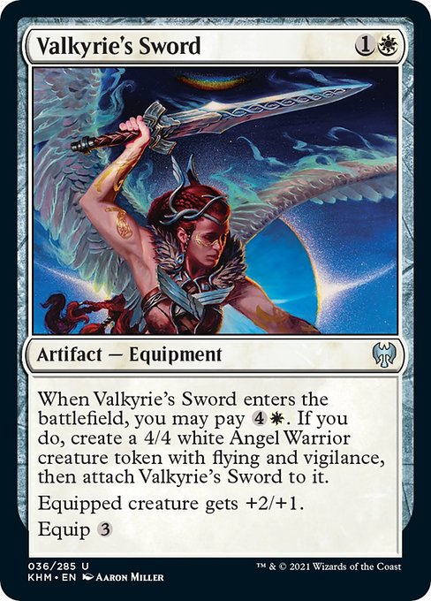 Valkyrie's Sword (Kaldheim) Light Play