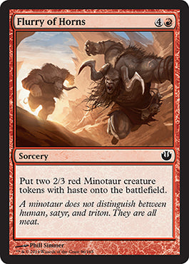 Flurry of Horns (Journey into Nyx) Light Play Foil