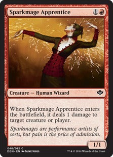 Sparkmage Apprentice (Duel Decks: Speed vs Cunning) Medium Play