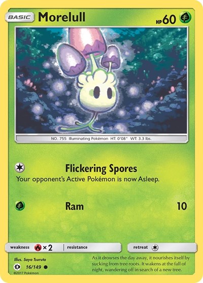Morelull (SM Base Set) Light Play