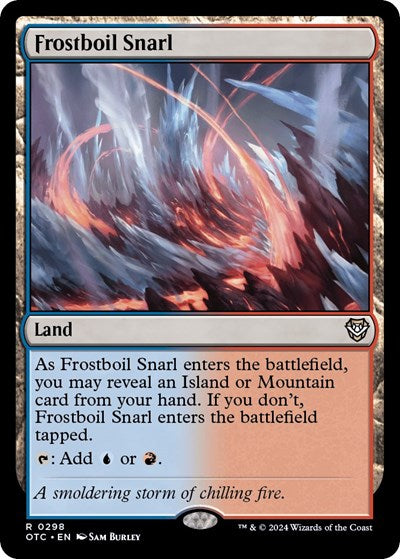 Frostboil Snarl (Commander: Outlaws of Thunder Junction) Light Play
