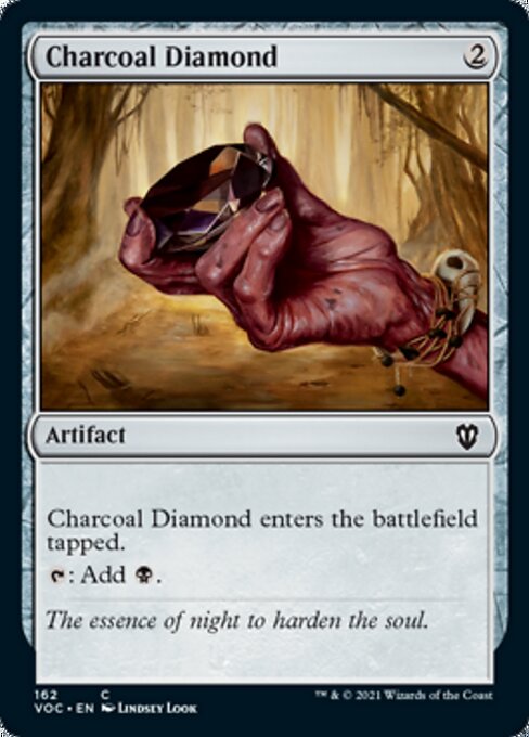 Charcoal Diamond (Commander 2021 Crimson Vow) Light Play