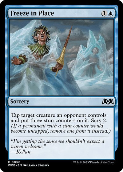 Freeze in Place (Wilds of Eldraine) Light Play
