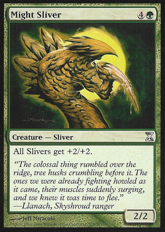 Might Sliver (Time Spiral) Heavy Play