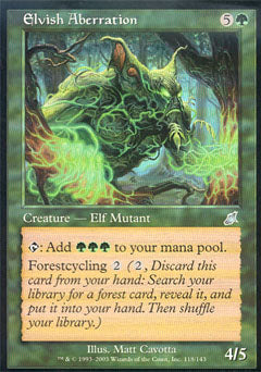 Elvish Aberration (Scourge) Light Play