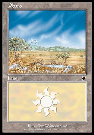 Plains (154) (Starter 1999) Medium Play