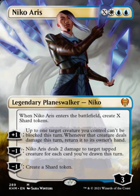 Niko Aris (Borderless) (Kaldheim) Light Play