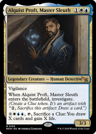 Alquist Proft, Master Sleuth (Murders at Karlov Manor) Light Play Foil