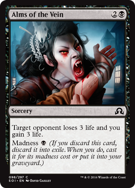 Alms of the Vein (Shadows Over Innistrad) Light Play