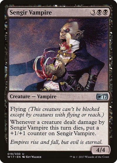 Sengir Vampire (Welcome Deck 2017) Light Play