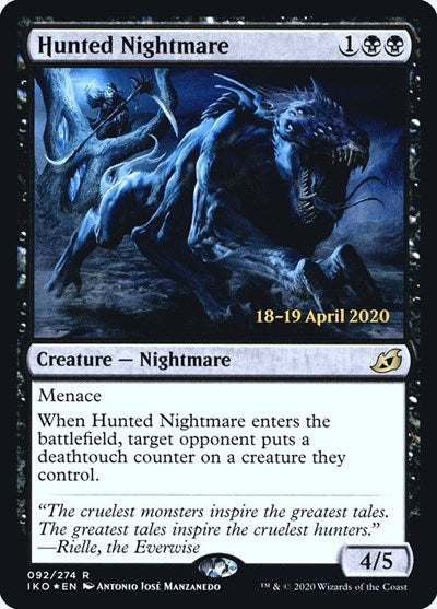 Hunted Nightmare (Promos: Prerelease Cards) Light Play Foil