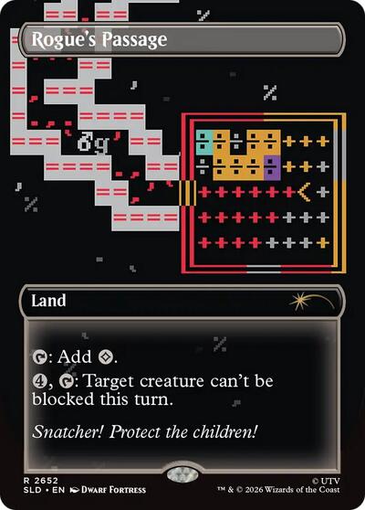 Rogue's Passage (2652) (Secret Lair) Light Play Foil