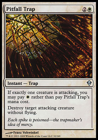 Pitfall Trap (Zendikar) Light Play