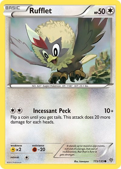 Rufflet (Plasma Storm) Medium Play