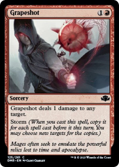 Grapeshot (Dominaria Remastered) Light Play