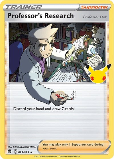 Professor's Research (Celebrations) Medium Play Holofoil