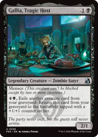Gallia, Tragic Host (Reality Fracture) Light Play