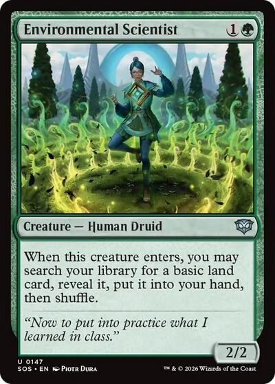Environmental Scientist (Secrets of Strixhaven) Light Play Foil