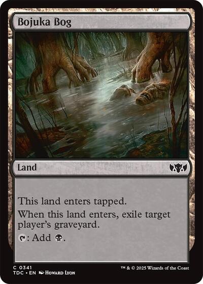 Bojuka Bog (Commander: Tarkir: Dragonstorm) Light Play