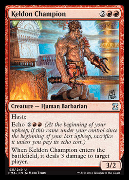 Keldon Champion (Eternal Masters) Light Play