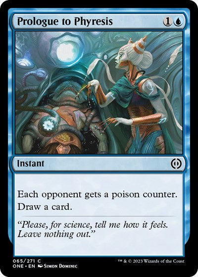 Prologue to Phyresis (Phyrexia: All Will Be One) Damaged / Poor