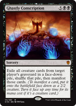 Ghastly Conscription (Commander 2016 Edition) Light Play