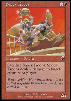 Shock Troops (Mercadian Masques) Heavy Play