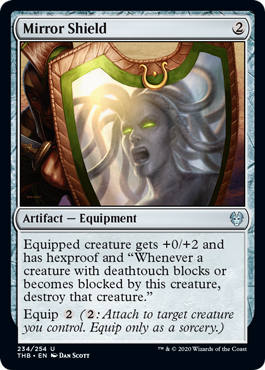 Mirror Shield (Theros Beyond Death) Light Play