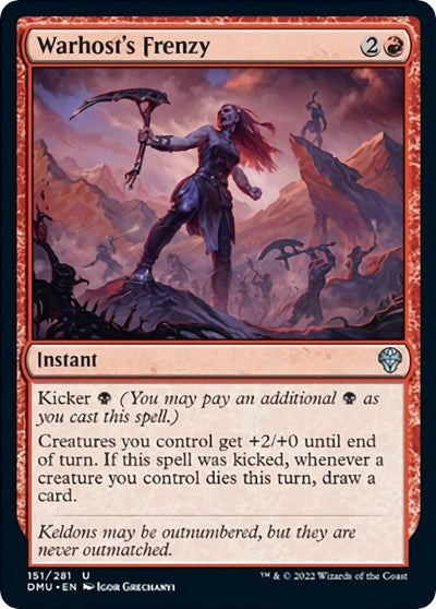Warhost's Frenzy (Dominaria United) Near Mint