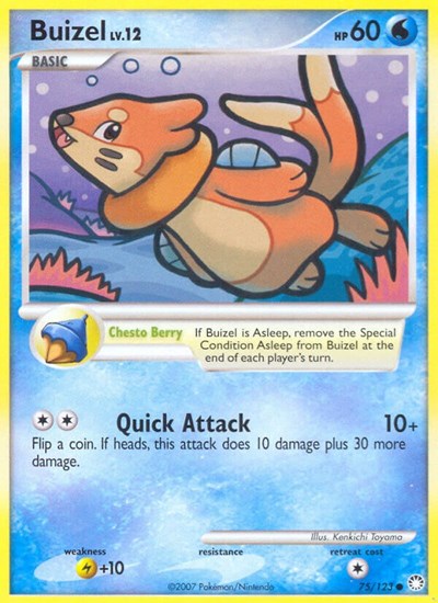 Buizel (Mysterious Treasures) Medium Play