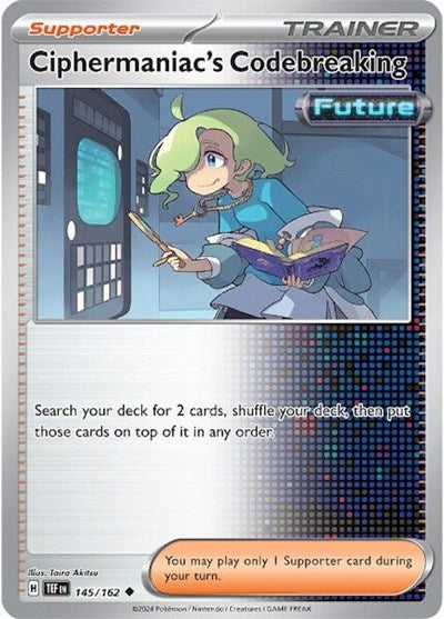 Ciphermaniac's Codebreaking - 145 (SV05: Temporal Forces) Light Play Reverse Holofoil
