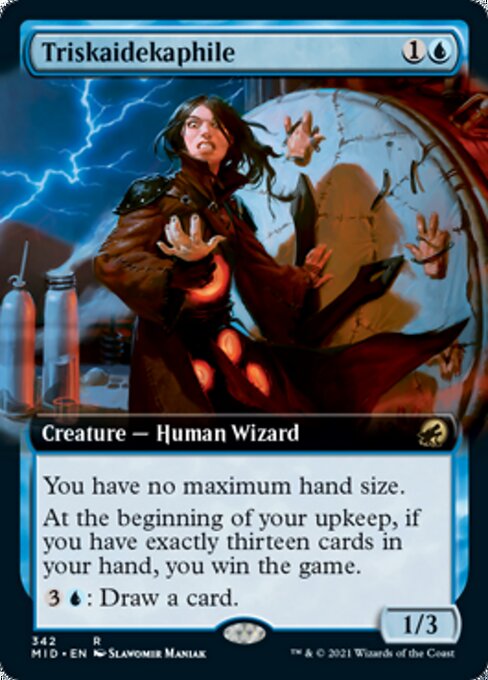 Triskaidekaphile (Extended Art) (Innistrad: Midnight Hunt) Light Play