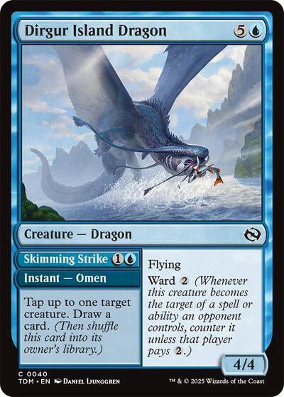 Dirgur Island Dragon (Tarkir: Dragonstorm) Light Play