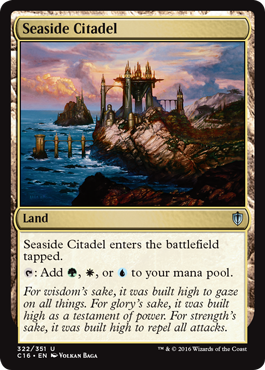 Seaside Citadel (Commander 2016 Edition) Light Play