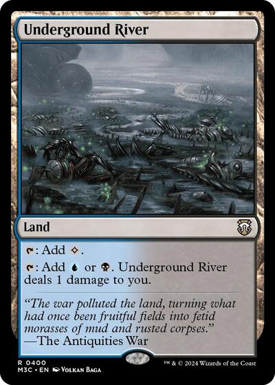 Underground River (Commander: Modern Horizons 3) Light Play