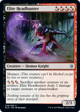 Elite Headhunter (Throne of Eldraine) Light Play