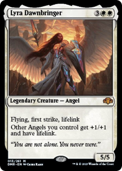 Lyra Dawnbringer (Dominaria Remastered) Light Play