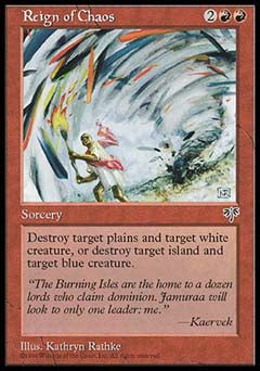 Reign of Chaos (Mirage) Light Play